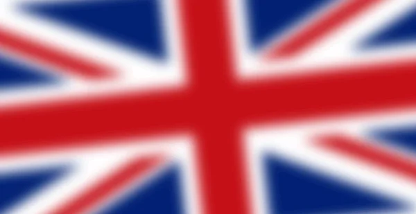 Borró la bandera de Inglaterra. Bandera borrosa del Reino Unido. Símbolo Inglaterra. Blurred Bandera del Reino Unido . — Archivo Imágenes Vectoriales