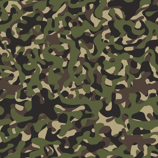 Camouflage pattern background seamless illustration. Military camouflage