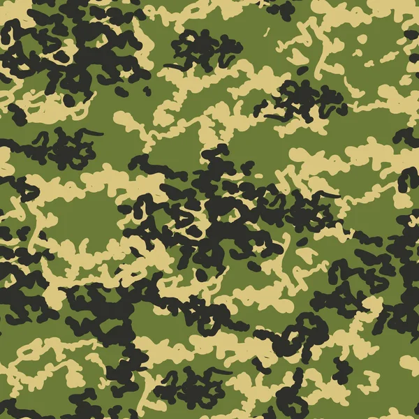 Modello mimetico sfondo illustrazione senza soluzione di continuità. Camuffamento militare — Foto Stock