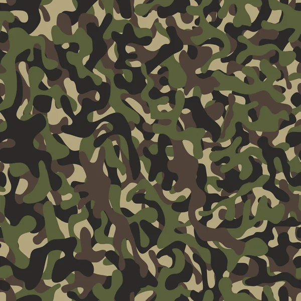 Kamouflage mönster bakgrund sömlös illustration. Militär camouflage — Stockfoto