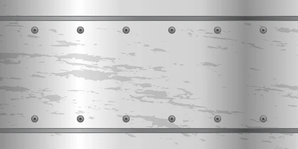 Абстрактный металлический фон с винтовыми стальными пластинами. Текстура поверхности металла реалистична. Реалистичный дизайн текстуры металла . — стоковый вектор