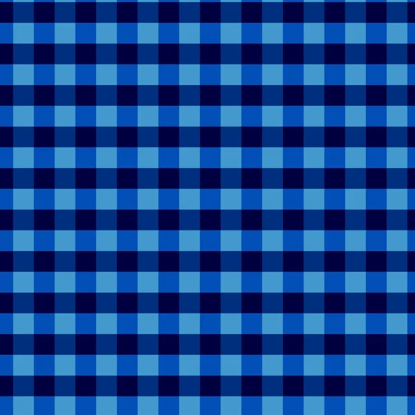 Seamless checkered vector pattern. Vintage blue plaid fabric texture. Abstract geometric background. Vintage blue plaid fabric texture. Tablecloth for picnic Texture. Seamless checkered pattern