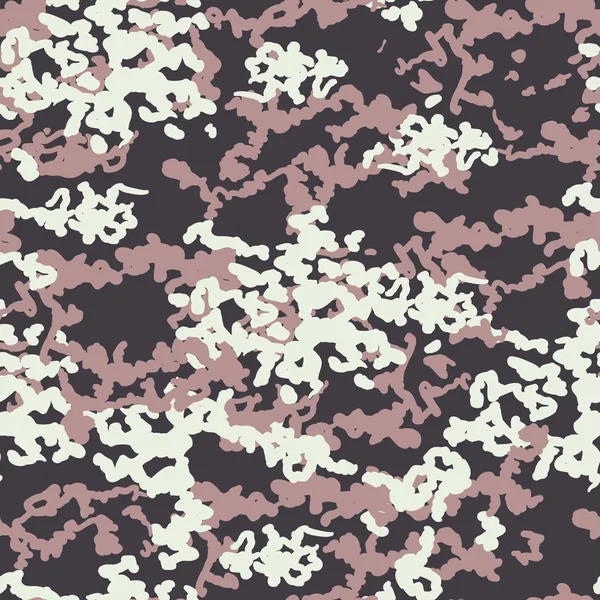 Patrón de camuflaje colorido fondo ilustración vectorial sin costuras . — Vector de stock
