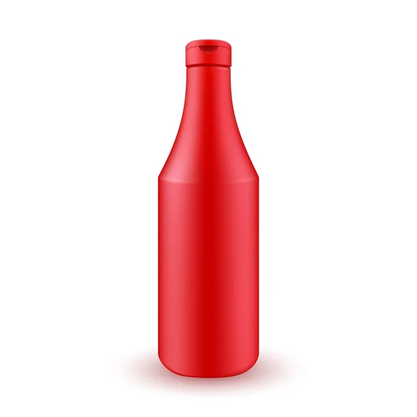 Bouteille de ketchup isolé sur fond blanc — Image vectorielle