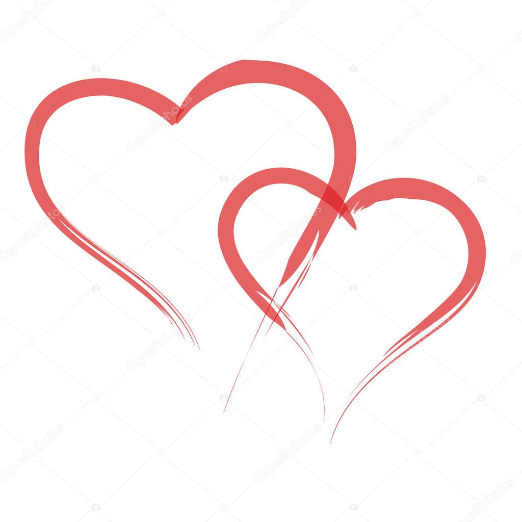 heart shape design for love symbols