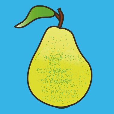 Bu bir armut çizimi.