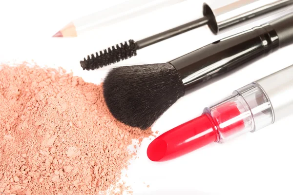 Tools and products for makeup Royalty Free Stock Photos