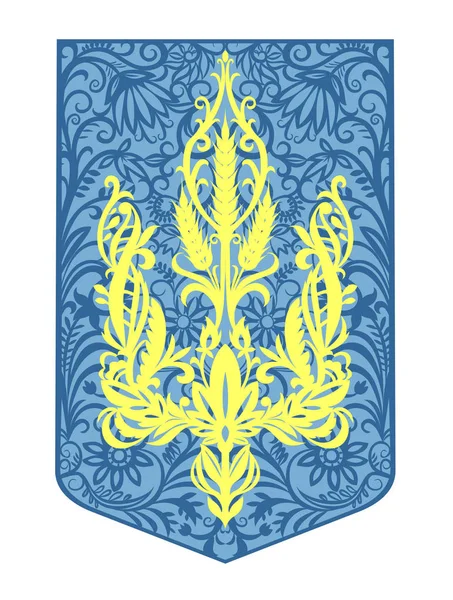 Ulusal bayrak renkleri Ukrayna'nın amblemi.