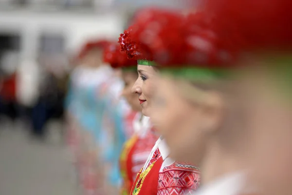 Ceremonia solemne de izar las banderas antes del Campeonato Mundial de Hockey —  Fotos de Stock