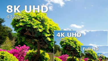 TV ultra Hd. 8k televizyon çözünürlük teknolojisi