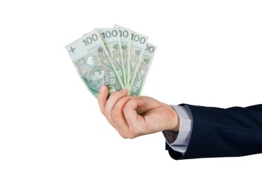 Lehçe banknot elinde aralığı