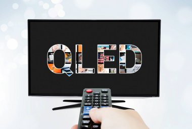 Qled kuantum nokta tv göstermek yenilik teknoloji