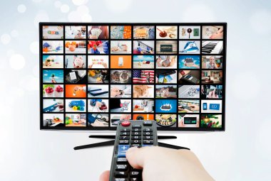 Geniş ekran ultra yüksek tanımlı Tv ekran video yayını ile