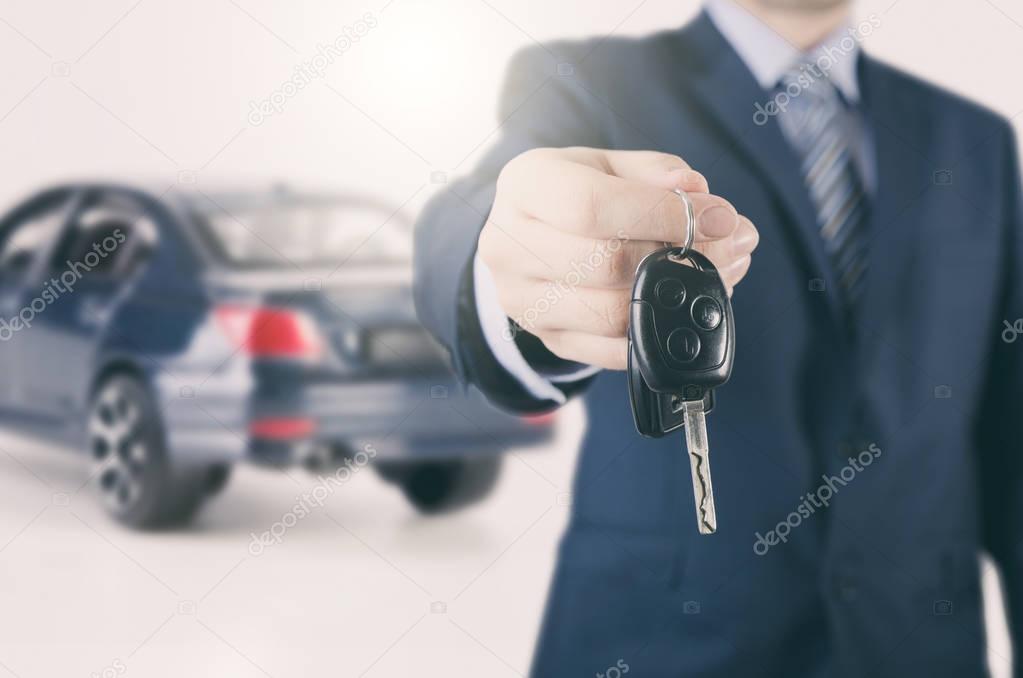 Car rent or sale agent