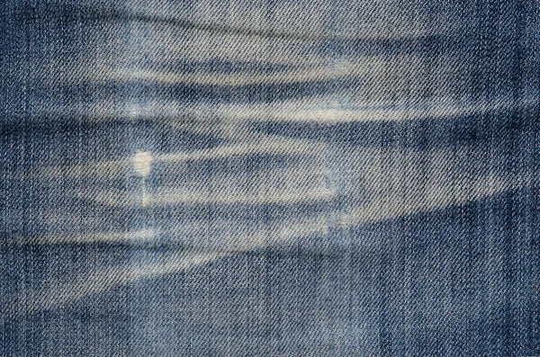 Textura de tela de mezclilla azul . — Foto de Stock