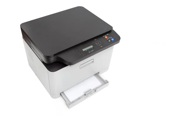 Printer, kopieerapparaat geïsoleerd op wit — Stockfoto