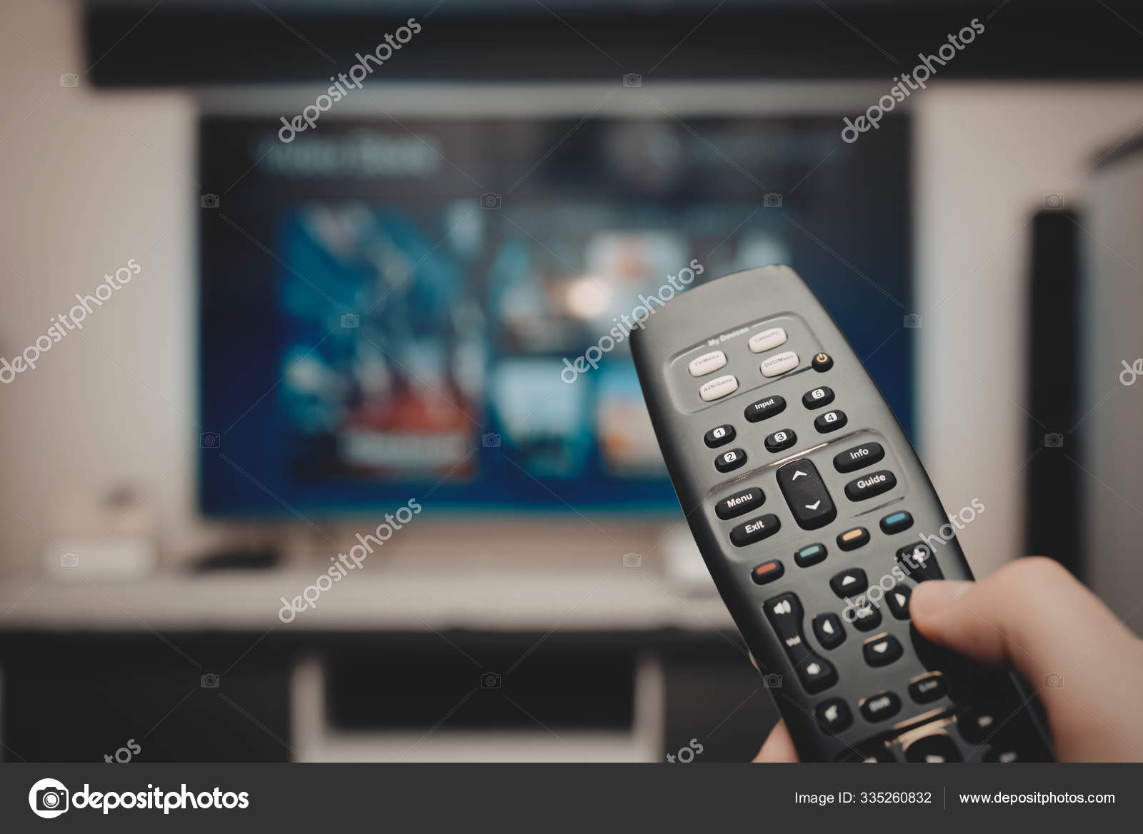 VOD service on television