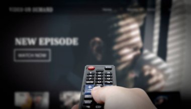 Televizyondaki Vod servisi. Televizyon yayını kavramı