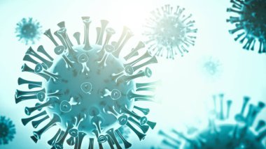 Coronavirus 3D görüntüleme, COVID-19 Corona virüsü salgını grafiği