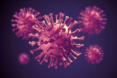 Coronavirus 3D görüntüleme, COVID-19 Corona virüsü salgını grafiği