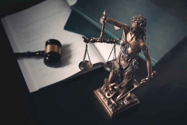 Право Право Концепція Судді Склад Леді Правосуддя — стокове фото