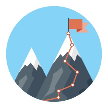 Görev, Gol, Bayrak, Dağ, Başarı, Hedef, Tepe