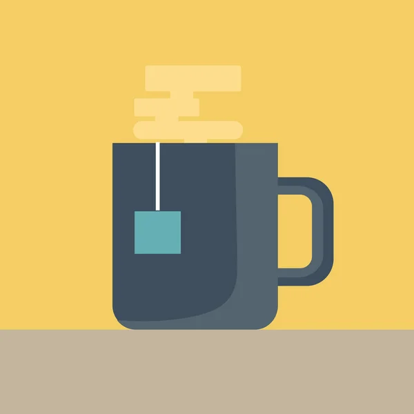 Kaffeetasse Vektor Kunst Grafik Design Bild — Stockvektor
