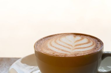 sıcak kahve latte sanat