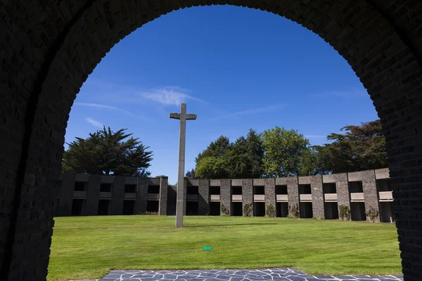 Cementerio alemán, Huisnes-Sur-Mer, Normandía, Francia — Foto de Stock