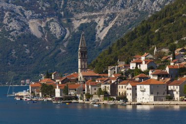 Dobrota, Körfezi Kotor, Karadağ görünümünü