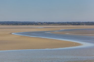 Bay Mont Saint Michel, Normandy, Fransa
