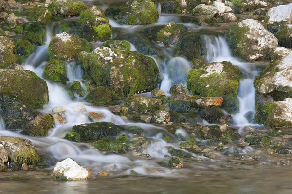 Herisson Waterfalls, Cascades du Herisson, Menetrux-en-Joux, Jur — Stock fotografie