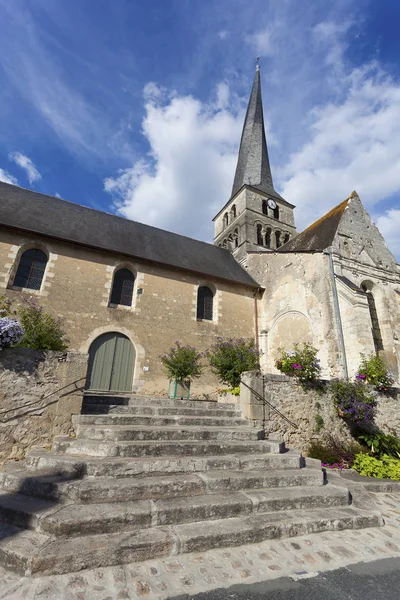 Chiesa nel Vieil-Baug, Baug, Sarthe, Pays de la Loire, Fr. — Foto Stock