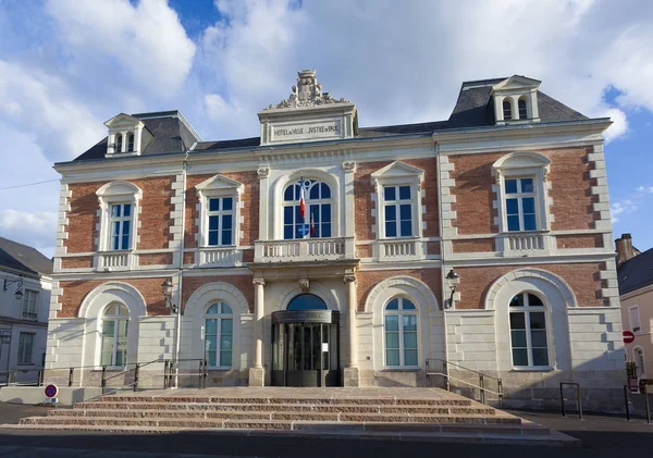 Câmara Municipal de Le Lude, Sarthe, Pays de la Loire, França — Fotografia de Stock