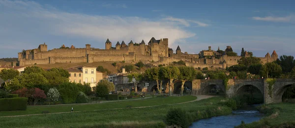 Cytadeli w Carcassonne, Aude, Francja — Zdjęcie stockowe