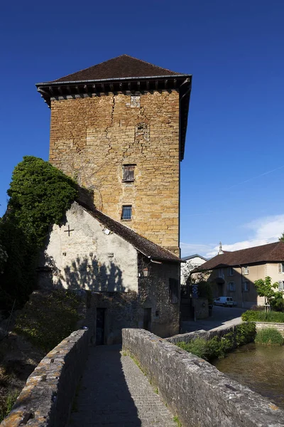 Gloriette tower in Arbois, Jura department, Franche-Comt��, Fran — Stock Photo, Image