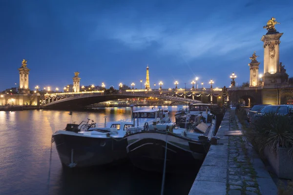 Seine River, Paryż, Francja — Zdjęcie stockowe