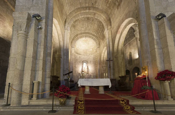 Kostel kláštera Leire, Navarra, Španělsko — Stock fotografie