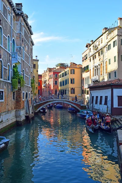 Lugares pintorescos de Venecia romántica — Foto de Stock