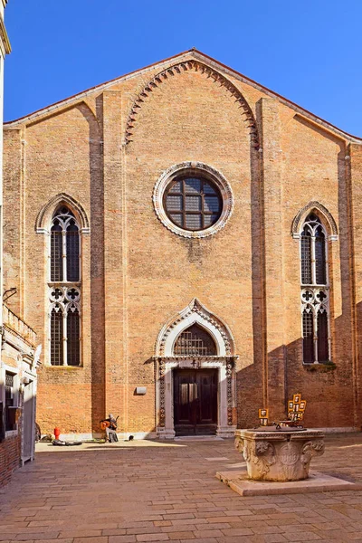 Fasada kościoła San Gregorio, Venice — Zdjęcie stockowe