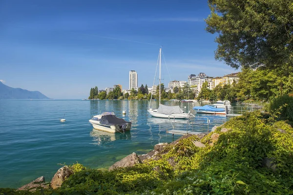 Montreux, Lac Léman, Suisse — Photo