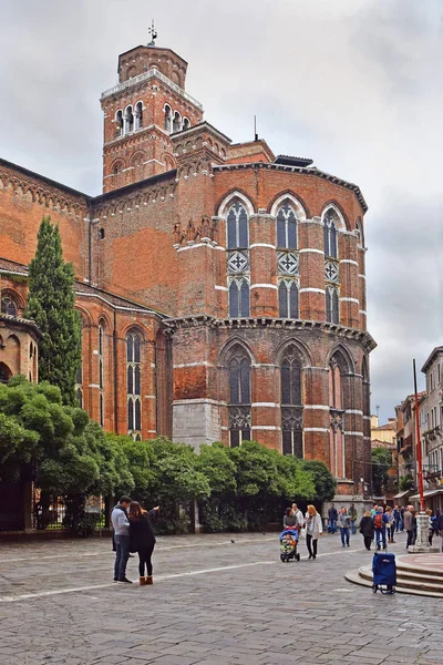 大教堂圣玛丽亚嘉兰圣方，威尼斯意大利 — 图库照片