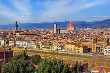 Florence in a sunny day clipart