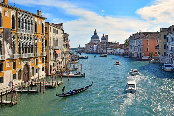 Grande Canal da Academia Ponte, Veneza — Fotografia de Stock