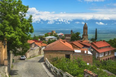 küçük bir kasaba Signagi, Bölge: Kakheti, Georgia