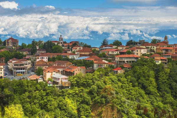 Małe miasteczko Signagi, regionu Kakheti, Georgia — Zdjęcie stockowe