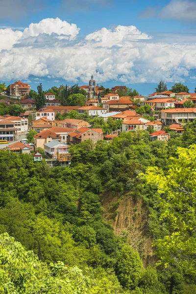 Klein stadje Signagi, regio Kakheti, Georgia — Stockfoto