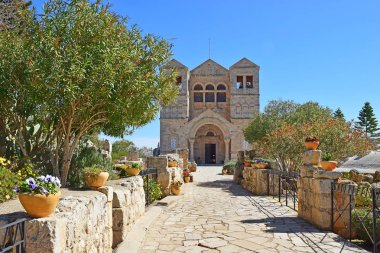 Church of the Transfiguration, Mount Tabor, Galilee, Israel clipart