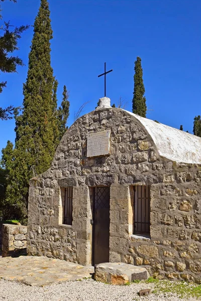 Antiga capela, Monte Tabor, Baixa Galileia, Israel — Fotografia de Stock