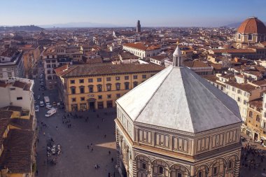 Üstten Görünüm üzerinde vaftizhane St John, Floransa